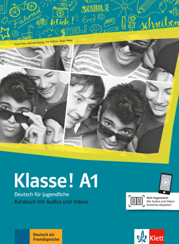 [9783126073035] Klasse! A1 Deutsch für Jugendliche Kursbuch mit Audios und Videos