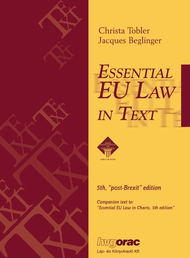 [9789632584904] Essential EU Law in Text - 5th "post-Brexit" edition 2020