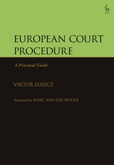 [9781841130538] European Court Procedure - A Practical Guide