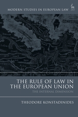 [9781509935178] Rule of Law in the European Union - The Internal Dimension