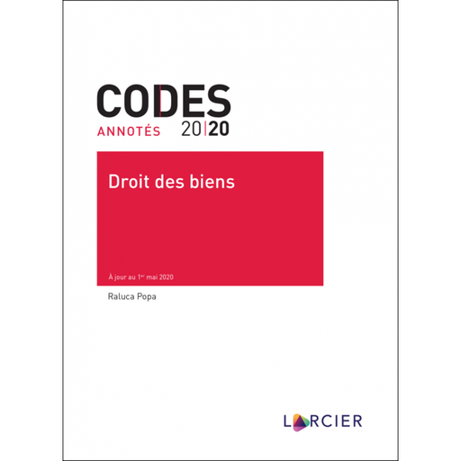 [9782807923782] Code annoté – Droit des biens 2020