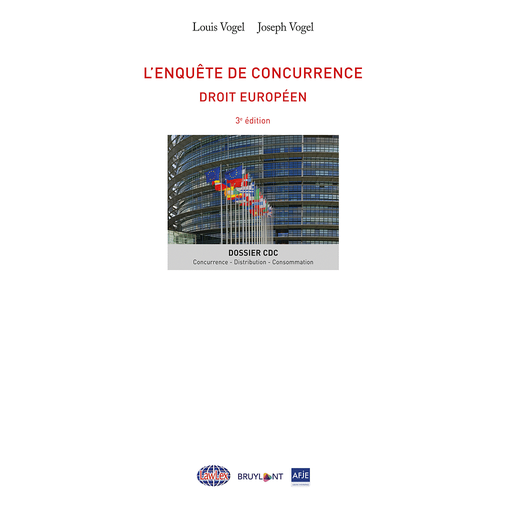 [9782802767305] L'enquête de concurrence - Droit européen - 3ème Edition