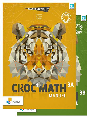 [9782801057346] Croc'Math 3 - Set Manuels 3A+3B agréés (+ Scoodle)
