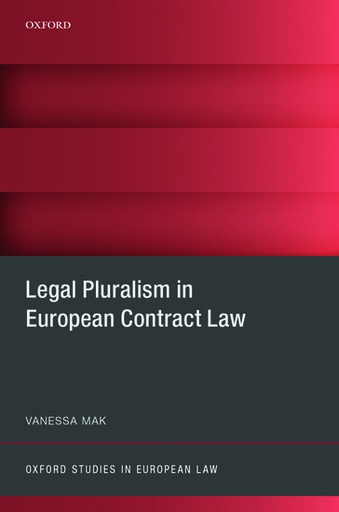[9780198854487] Legal Pluralism in European Contract Law