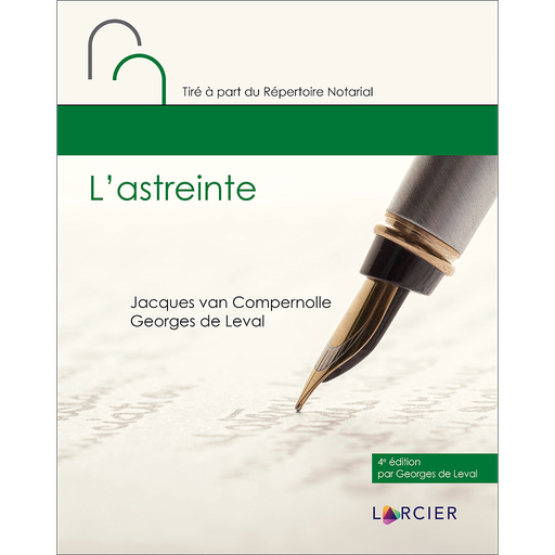 [9782807924789] L’astreinte - 4ème édition