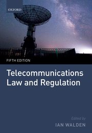 [9780198807414] Telecommunications Law and Regulation - Fifth Edition