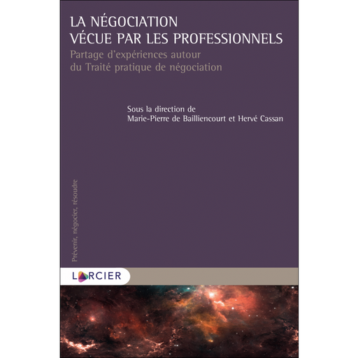 [9782807924949] La négociation vécue par les professionnels