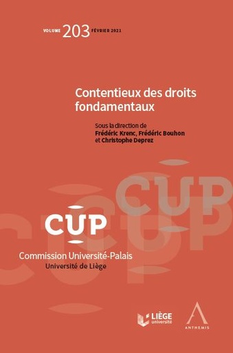[9782807207684] Contentieux des droits fondamentaux