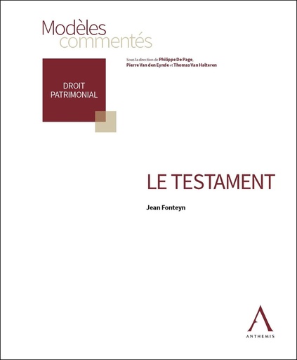 [9782807207943] Le testament