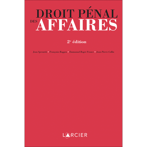 [9782807921290] Droit pénal des affaires - 2ème édition