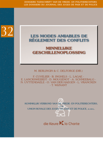 [9789048641246] Modes amiables de règlement des conflits / Minnelijke geschillenoplossing