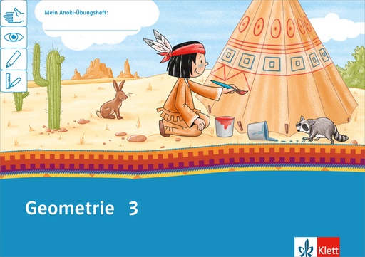 [9783121600199] Mein Indianerheft, Mein Anoki-Übungsheft - Geometrie Klasse 3