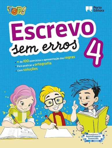 [9789720002860] TOP! Escrevo sem erros 4 Exercícios para praticar a ortografia