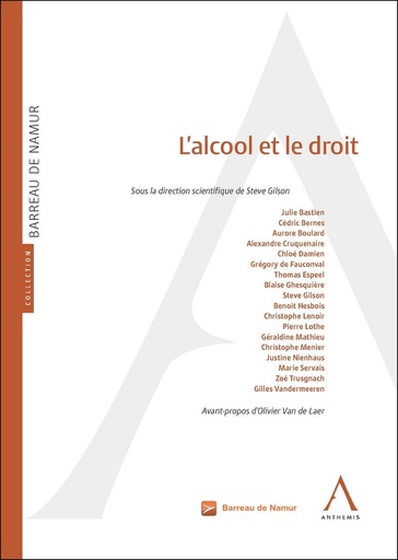 [9782807207806] L'alcool et le droit