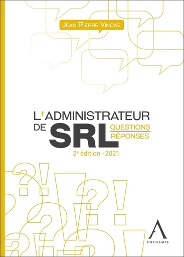 [9782807207899] L'administrateur de SRL - édition 2021