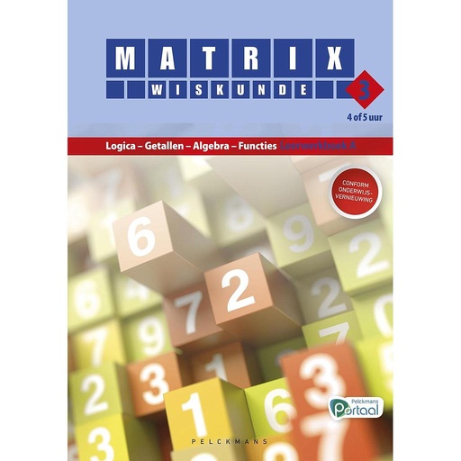 [9789028998599] Matrix Wiskunde 3.4-5 Leerwerkboek A (incl. Portaal)