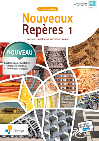 [9782801057551] Nouveaux Repères 1 (Exercices supplémentaires + Scoodle inclus) (ed. 2 - 2020)