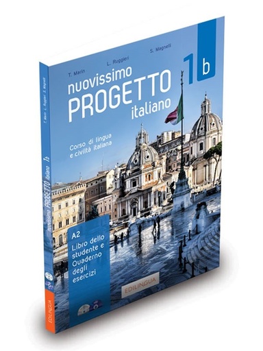 [9788899358488] Nuovissimo Progetto italiano 1b (Libro dello studente + Quaderno + esercizi interattivi + DVD +CD)