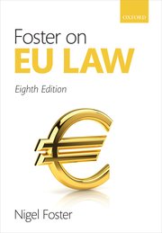 [9780192897961] Foster on EU Law - Eighth Edition