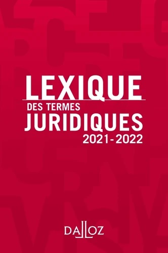 [9782247207541] Lexique des termes juridiques 2021-2022
