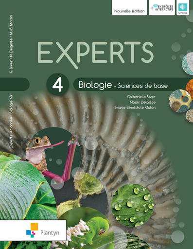[9782801057544] Experts Biologie 4 - Sciences de base - Nouvelle version (+ Scoodle) (ed. 1 - 2021)