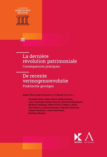 [9782807207295] La dernière révolution patrimoniale / De recente vermogensrevolutie