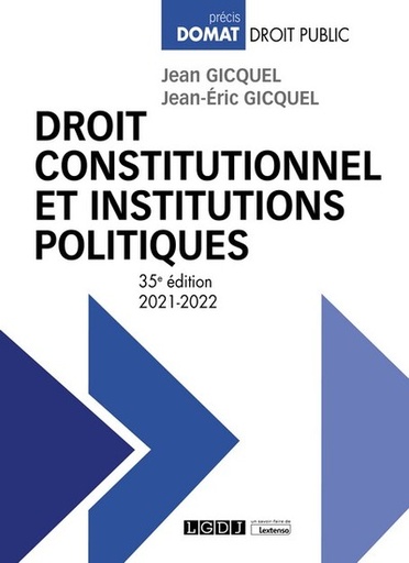 [9782275081571] Droit constitutionnel et institutions politiques - 35ème Edition