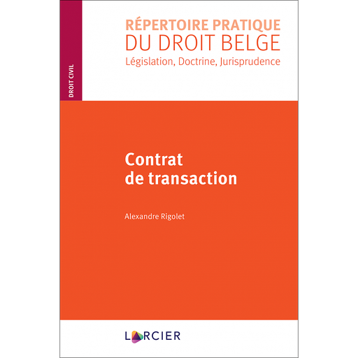 [9782807919839] Contrat de transaction