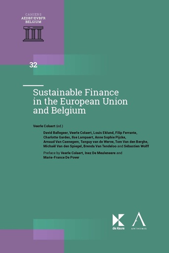 [9782807208186] Sustainable Finance in the European Union and Belgium