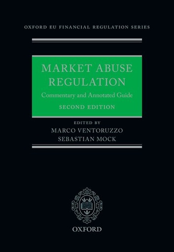 [9780198871095] Market Abuse Regulation - Commentary and Annotated Guide - Second Edition