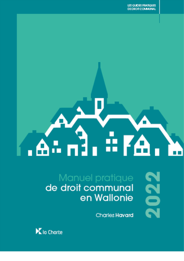 [9782874036149] Manuel pratique de droit communal en Wallonie - Ed 2022