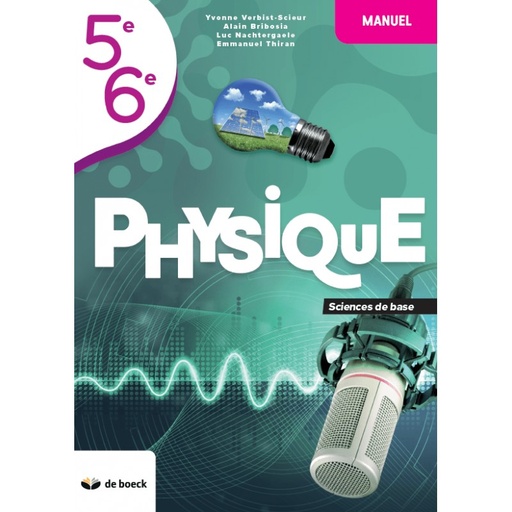 [9782804198565] Physique 5/6 - Sciences de Base - Manuel 2022