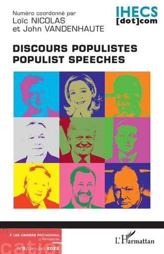 [9782343254418] Discours populistes - Populist speeches - Les Cahiers Protagoras N°9 Jan-Jun 2022