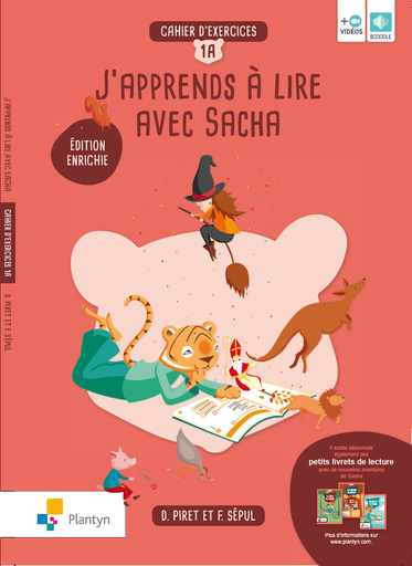 [9782801008959] J'apprends à lire avec Sacha 1A - Cahier - Edition enrichie (ed. 1 - 2021)