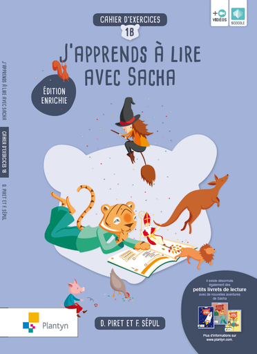 [9782801008966] J'apprends à lire avec Sacha 1B - Cahier - Edition enrichie (ed. 1 - 2021)