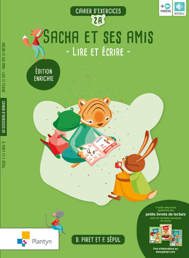 [9782801008980] Sacha et ses amis 2A - Cahier - Edition enrichie (ed. 1 - 2021)