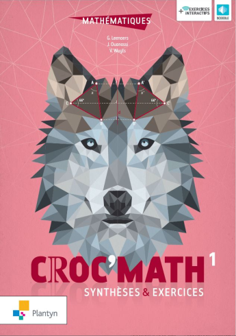 [9782801057605] Croc'Math 1 - Synthèses et exercices (+ Scoodle) (ed. 1 - 2020)
