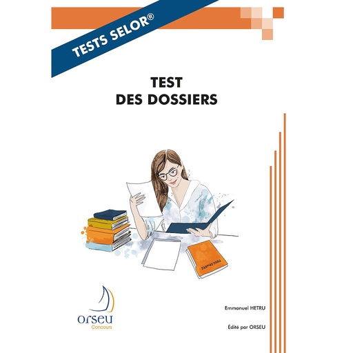 [9782918796312] Tests Selor - Test des dossiers