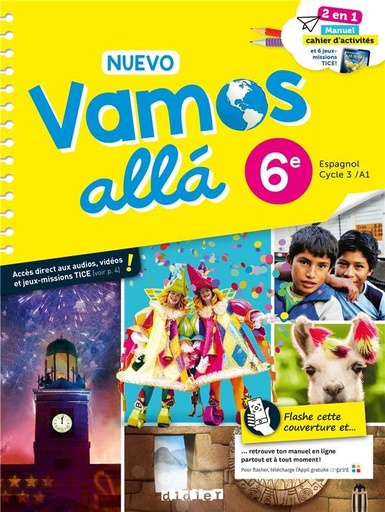 [9782278095865] Nuevo vamos allá 6e - Manuel - cahier d'activités Espagnol