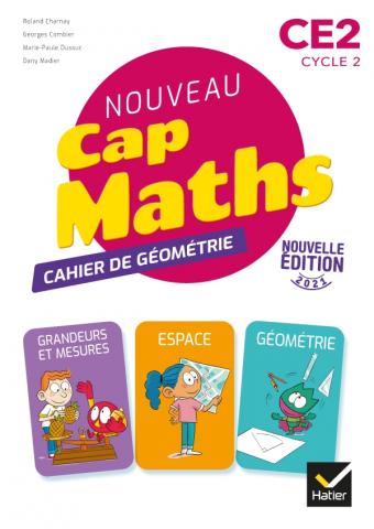 [9782401079366] Cap Maths CE2 - Éd. 2021 - Cahier de Géométrie-mesure