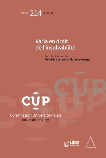 [9782807208827] Varia en droit de l'insolvabilité