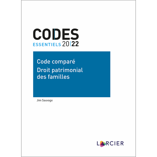 [9782807935150] Code essentiel – Code comparé – Droit patrimonial des familles