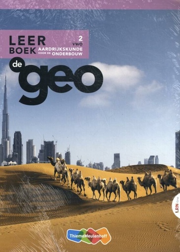 [9789006185416] De Geo LRN-line online + boek 2 vwo