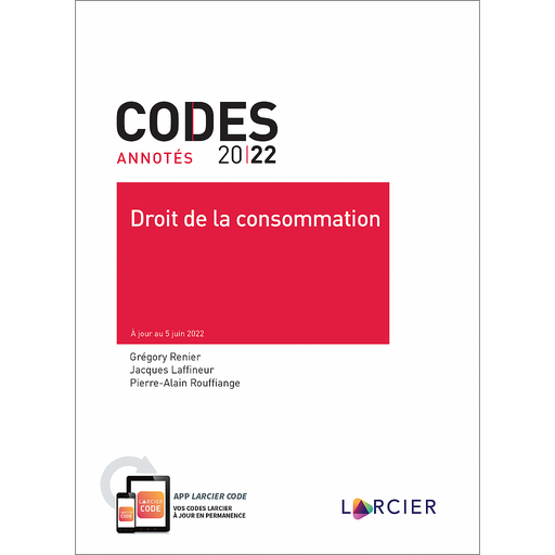 [9782807932326] Code annoté – Droit de la consommation - 1re édition 2022
