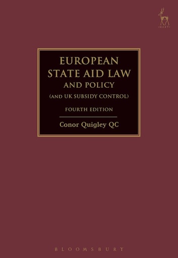 [9781509964932] European State Aid Law and Policy (and UK Subsidy Control)