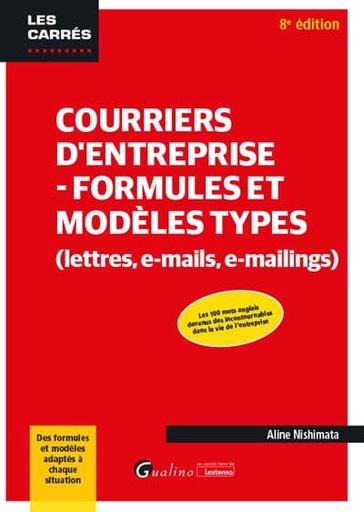 [9782297092258] Courriers d'entreprise - Formules et modèles types (lettres, e-mails, e-mailings) - 8e édition