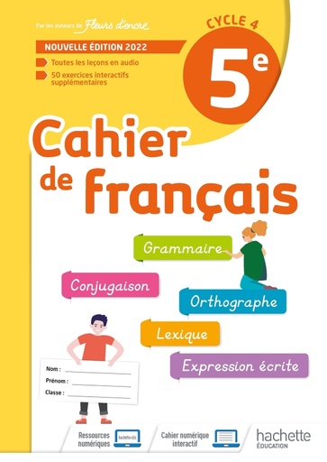 [9782017066903] Cahier de français 5e