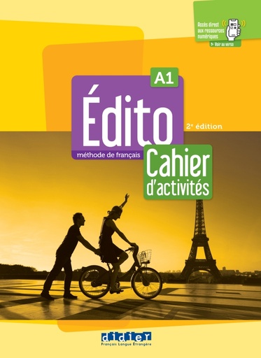 [9782278103652] Edito A1 – Cahier d’activités + didierfle.app – Edition 2022