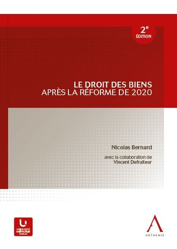[9782807209251] Le droit des biens après la réforme de 2020 - 2e édition