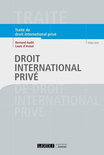 [9782275091778] Droit international privé - édition 2022